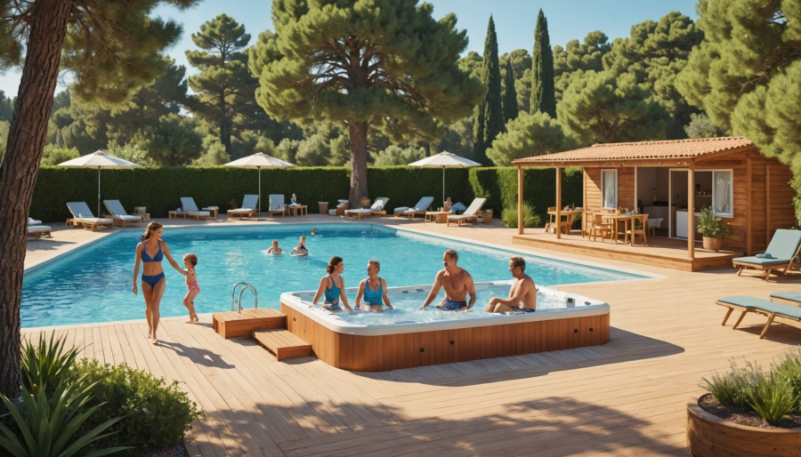 Ervaar wellness camping in Fréjus met ouders en kinderen